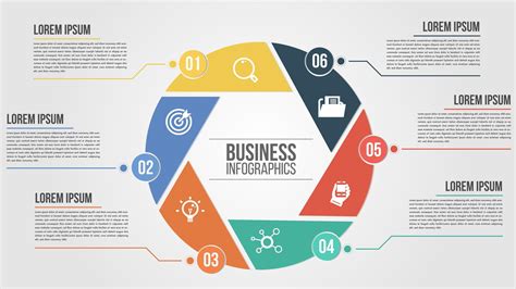 Plantilla De Infograf A Circular Para Diagrama De Ciclo Vector The