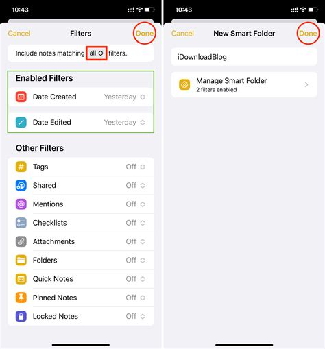 How To Use Smart Folders In Notes App On Iphone Ipad Mac