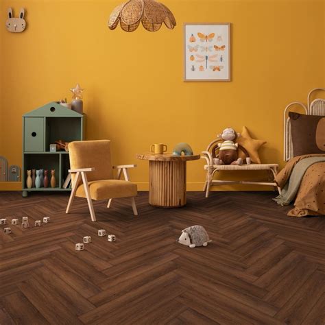 Dusk Oak Comfort Luxe 12mm Laminate Herringbone Leader Floors