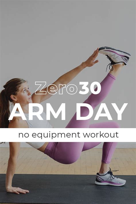 30-Minute No Equipment Arm Workout (Video) | Nourish Move Love
