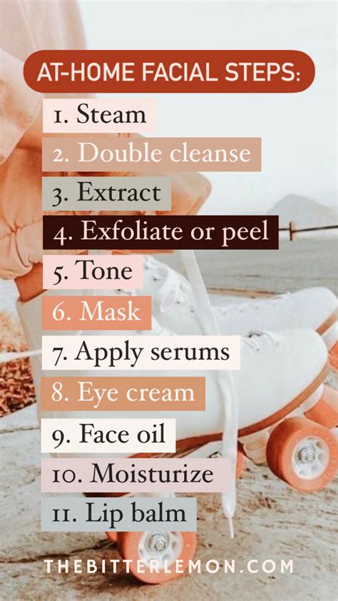 Spa Facial Steps