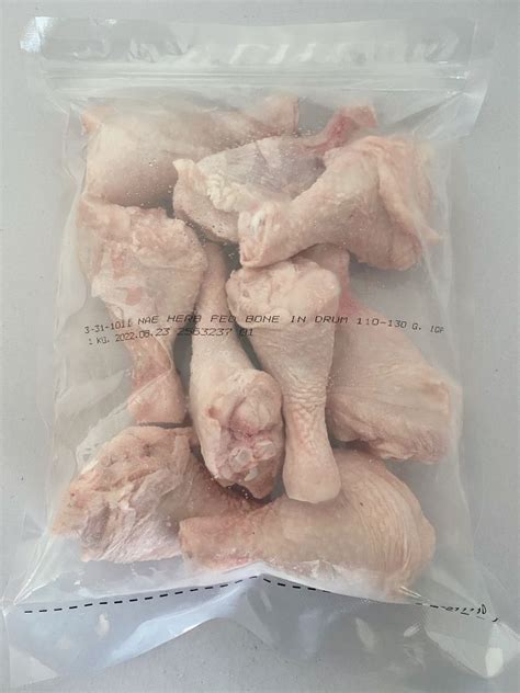 Thai Frozen Raw Chicken Drumstick 1kg 金日本 Goldish