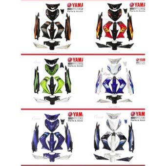 Yamaha Lc V Body Cover Set Full Set Hly Original Hong Leong Yamaha