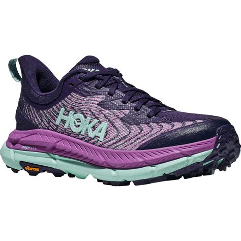 Hoka Mafate Speed 4 Hardloopschoenen Dames Night Sky Orchid Flower