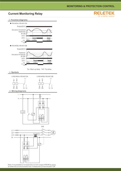 Rs Mi Current Monitoring Relay Reletek Gala Multi Sukses