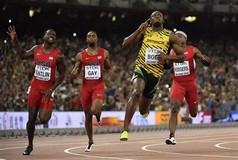 Mens 100m Final - World Championships 2015 during 15th IAAF World ...