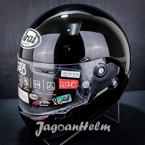 Jual Arai Helm Rapide Neo Black Glossy Solid Rx7x Fullface Shopee