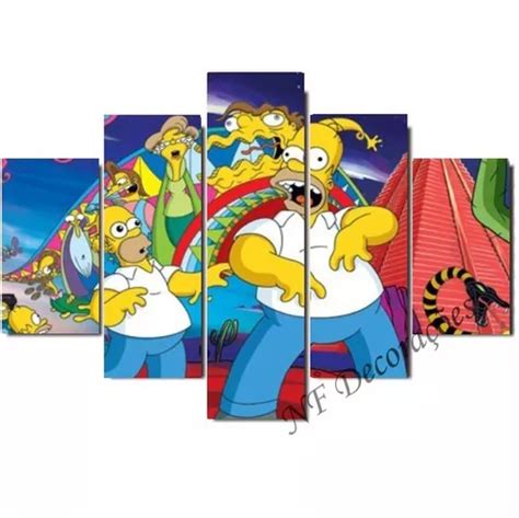 Quadro Decorativo Homer Simpsons Psicod Lico Mmmdf Parcelamento Sem