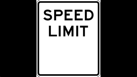 Blank Speed Limit Sign Clip Art Clip Art Library