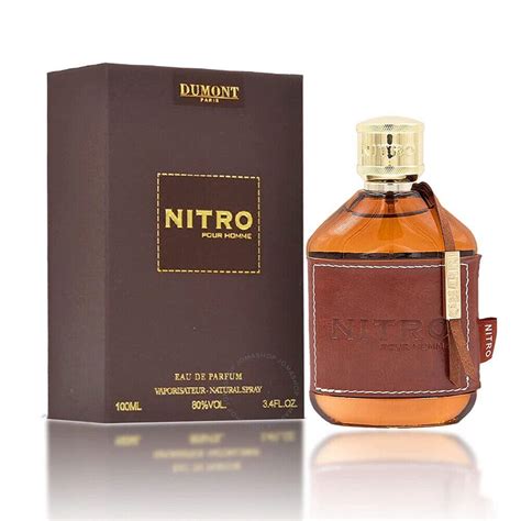 Dumont Mens Nitro Pour Homme Edp Spray 34 Oz Fragrances 3770004268191