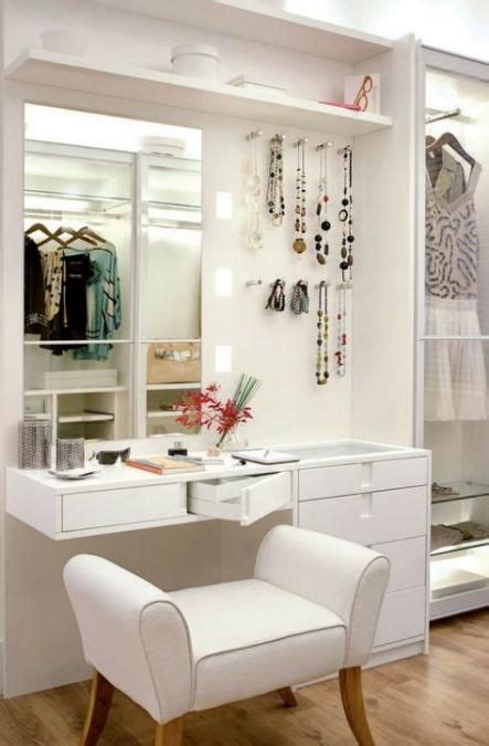 Trendy Makeup Organization Vanity Ideas Walk In Closet Ideas Stylish Bedroom Dressing Table