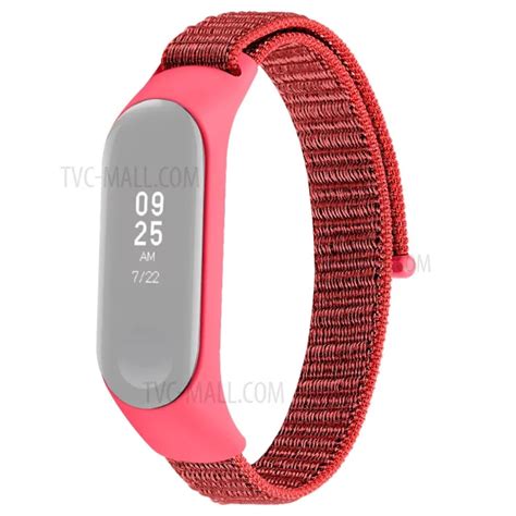 Wholesale Loop Fastener Nylon Weaven Smart Watch Strap For Xiaomi Mi