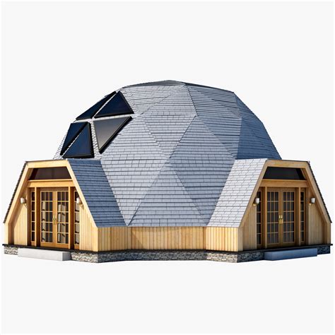 Geodesic Dome House C4d Dome House Geodesic Dome Homes Geodesic Dome ...