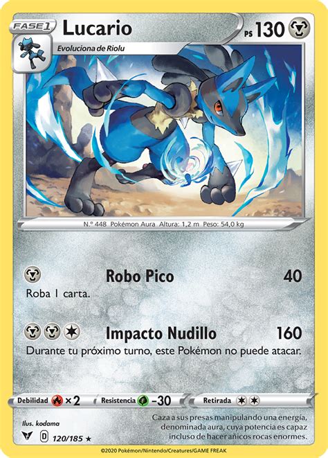 Lucario Voltaje Vívido TCG WikiDex la enciclopedia Pokémon