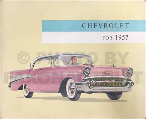 1957 Chevrolet Car Color And Upholstery Dealer Album Original Chevrolet Chevrolet