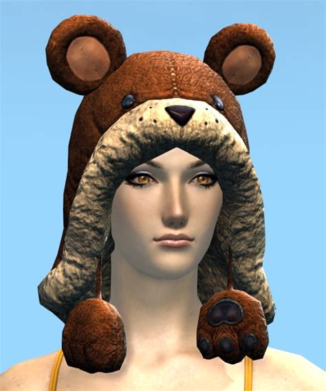 Fuzzy Bear Hat Skin Guild Wars 2 Wiki Gw2w