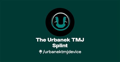 The Urbanek TMJ Splint Instagram Facebook Linktree