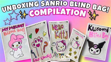 Sanrio Blind Bag Compilation Videos Unboxing Asmr Satisfying Opening