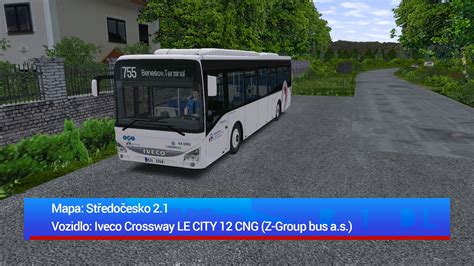 Omsi 2 Středočesko V20 Iveco Crossway Le City 12 Cng Z Group Bus