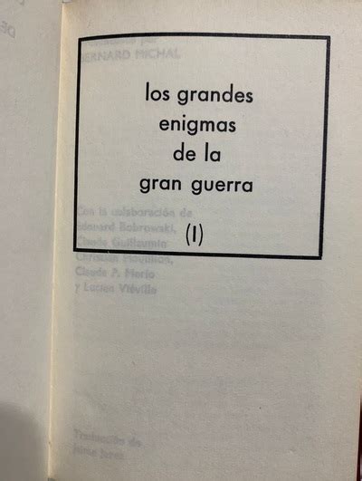 Ecolectura Los Grandes Enigmas Hist Ricos De Nuestro Tiempo Los