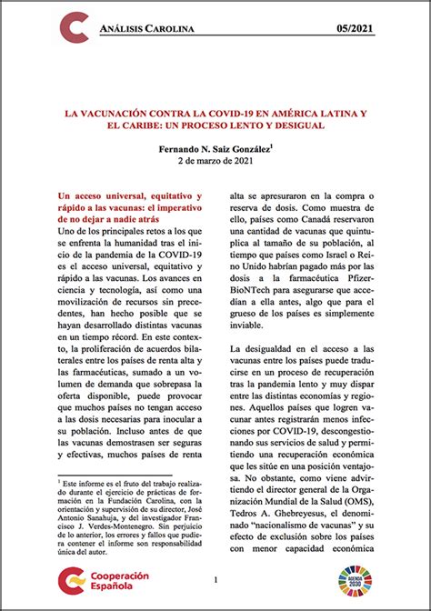 La vacunación contra la COVID en América Latina y el Caribe un proceso lento y desigual