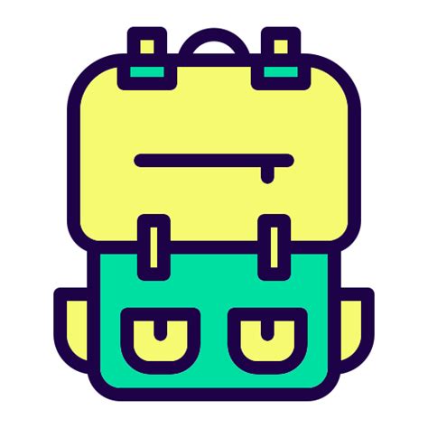 Backpacker Generic Color Lineal Color Icon Freepik