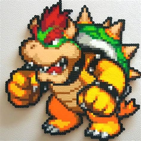 Super Mario Rpg Perler Beads 8 Bit Pixel Art Perler Bead Etsy