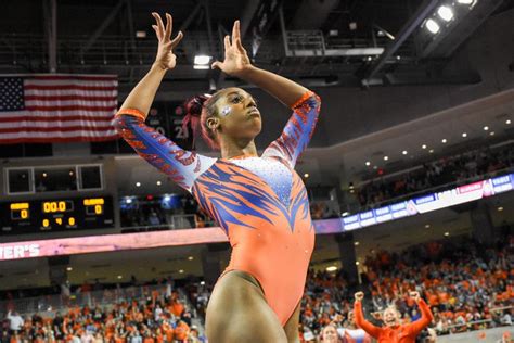 Auburn Gymnastics Beats Alabama In Gymnastics “iron Bowl”