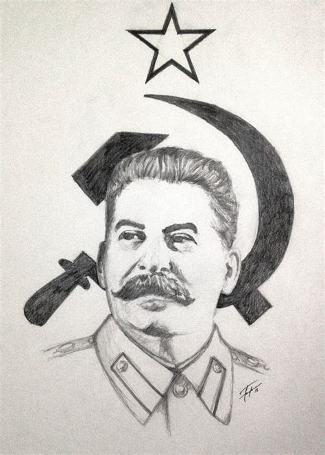 Joseph Stalin Drawing at PaintingValley.com | Explore collection of ...