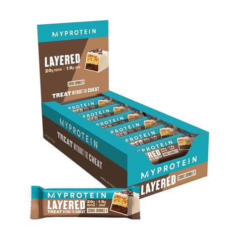 Протеиновый батончик Myprotein Layered Bar Печенье Крамбл 12 60 г