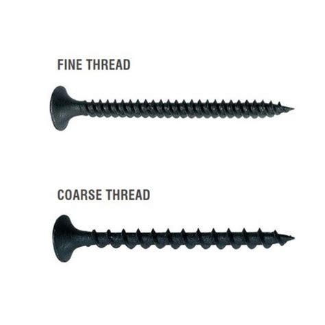 Black Gray Phosphated Bugle Head Gypsum Board Screw Coarse Thread