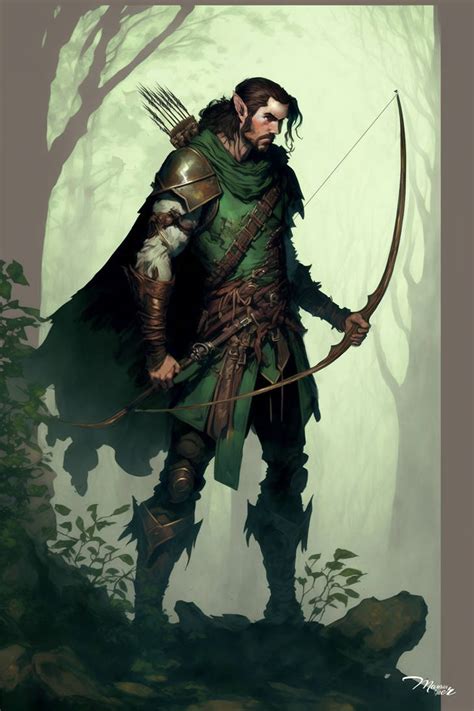 Wood Elf Ranger Rogue By Flashgreer On Deviantart