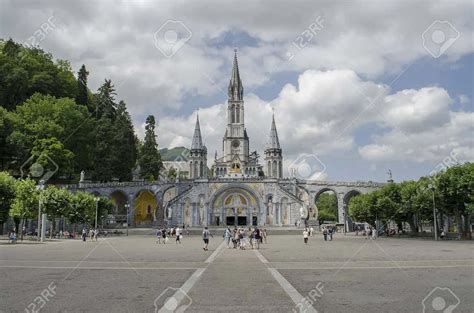 Download Lourdes Sanctuary Basilicaof Our Lady Wallpaper | Wallpapers.com