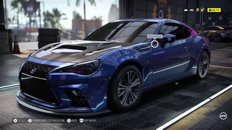 Need For Speed Heat Subaru BRZ Customization Looks Like A Lexus