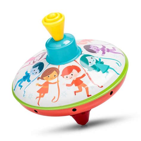 Spinning Tin Top Sensational Kids