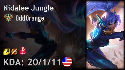 Nidalee Jungle Vs Xin Zhao Oddorange Na Challenger Patch 83 Youtube