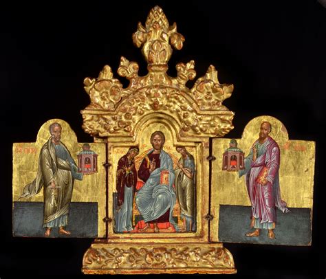 Special Exhibition Morsink Icon Gallery Triptych Greek Icons Icon