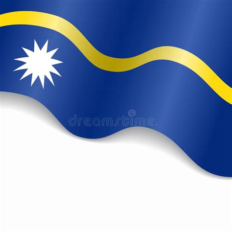 Nauru Pin Icon And Map Pointer Flag Vector Stock Vector Illustration