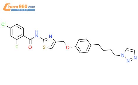 887612 99 9 Benzamide 4 Chloro 2 Fluoro N 4 4 4 1H 1 2 3 Triazol 1