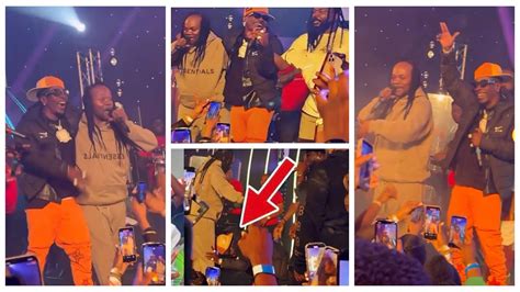 Shatta Wale Surprised Daddy Lumba At His Concert Lie On The Floor For