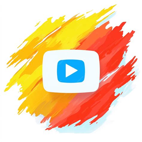 Youtube Channel Profile Icon On White Background Premium Ai Generated