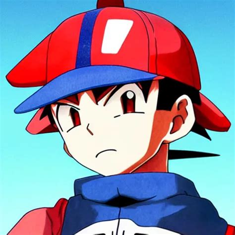 Ash Ketchum As In Dragon Ball By Akira Toriyama Stable Diffusion