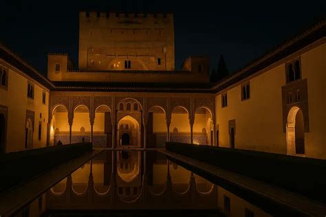 alhambra night visit silent beauty  nasrid palaces