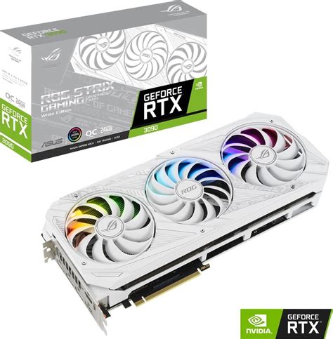 Asus Rog Strix Geforce Rtx 3090 24gb Gddr6x 384 Bit Oc Edition 1890 Mhz 19 5 Gbps Pci