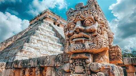 Premium Photo Ancient Mayan Pyramid In Yucatan Mexico