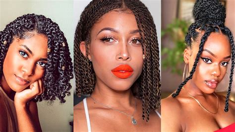 15 Twists Hairstyles To Try In 2020 Two Strand Twist Ideas Marie Claire