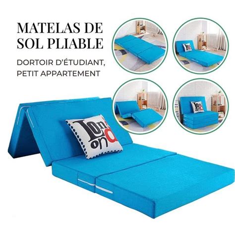 Matelas Pliable Pas Cher Confortable Maroc Camping 2 Places