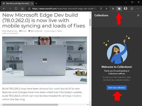 So Verwenden Sie Sammlungen In Microsoft Edge Insider Hot Sex Picture