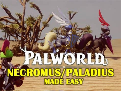 Palworld Necromus And Paladius Boss Fight Made Easy YouTube