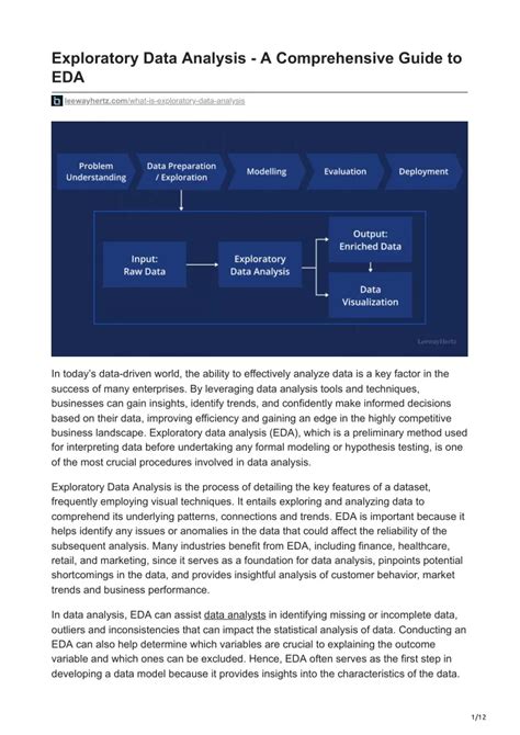 Ppt Exploratory Data Analysis A Comprehensive Guide To Eda